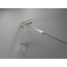 Mexen Lunar L Duo Duschpendeltüren 150 cm, transparent, gebürsteter Nickel - 834DL-150-000-97-00