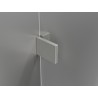 Mexen Lunar L Duo Duschpendeltüren 150 cm, transparent, gebürsteter Nickel - 834DL-150-000-97-00