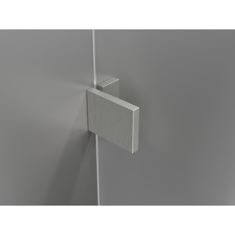 Mexen Lunar L Duo Duschdoppeltüren 180 cm, transparent, gebürsteter Nickel - 834DL-180-000-97-00