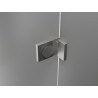 Mexen Lunar L Duo Duschdoppeltüren 180 cm, transparent, gebürsteter Nickel - 834DL-180-000-97-00