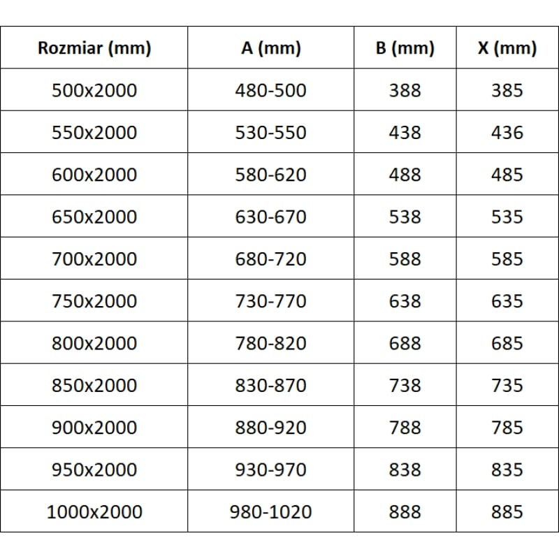 Mexen Exo-B 60 cm Drehfalttür, transparent, gold - 817-060-000-50-00