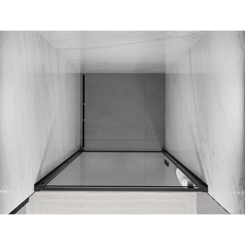 Mexen Exo duschdrehtür 50 cm, transparent, schwarz - 817-050-000-70-00