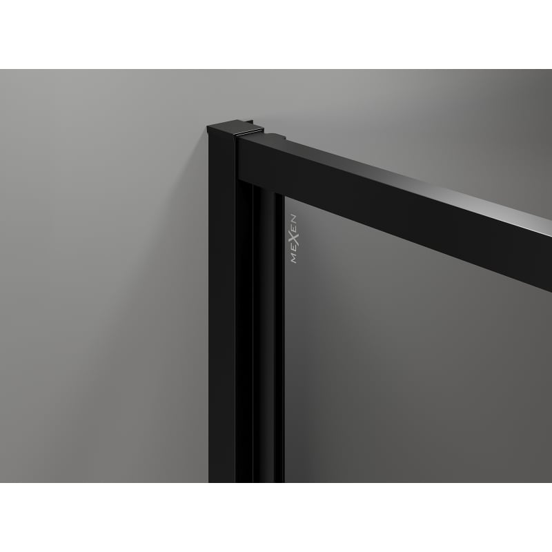 Mexen Exo duschdrehtür 50 cm, transparent, schwarz - 817-050-000-70-00