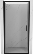 Mexen Exo schwenkbare Duschabtrennung 55 cm, transparent, schwarz - 817-055-000-70-00