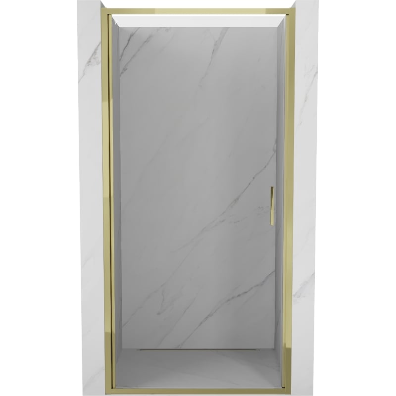 Mexen Exo-B Duschdrehtür 55 cm, transparent, gold - 817-055-000-50-00