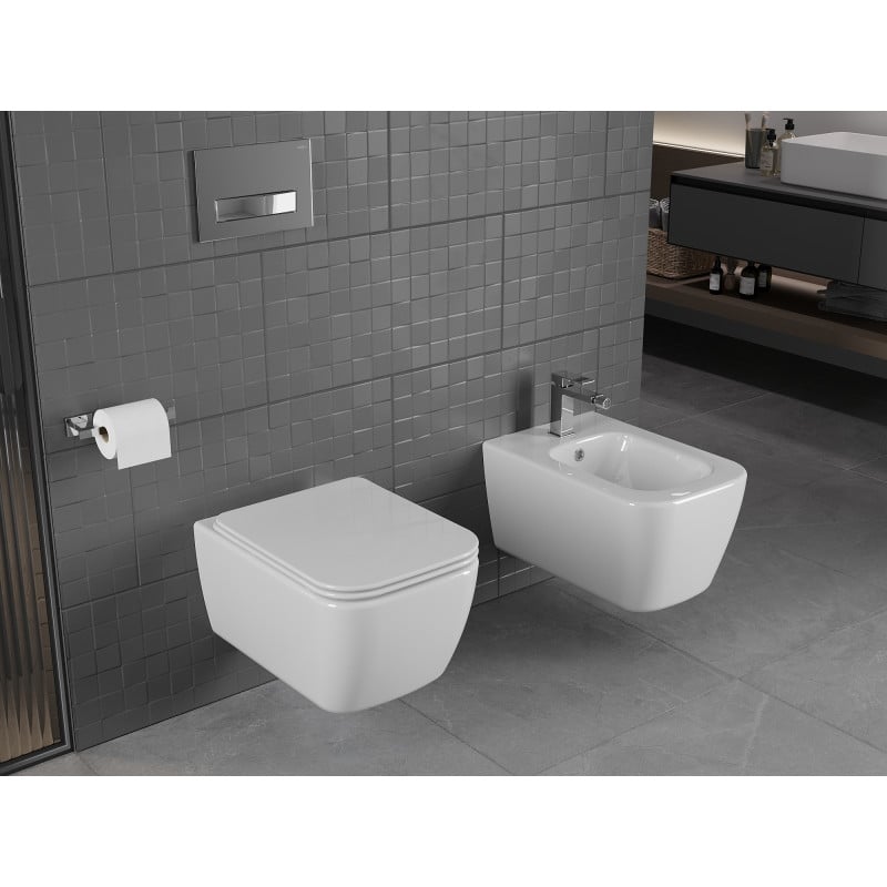 Mexen Stella WC-Schüssel Rimless, weiß glänzend - 3368XX00