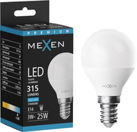 Mexen Nova LED-Lampe E14, G45, 3W, Kalt - 6500K, 315 lm - L101-E14-0365-01