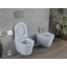 Mexen Rico WC-Schüssel Rimless mit Soft-Close-Slim-Sitz, Duroplast, grau-blau matt - 30724069