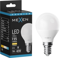 Mexen Nova LED-Glühbirne E14, G45, 7W, Warm - 3000K, 735 lm - L101-E14-0730-01