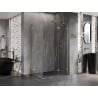 Mexen Lunar Duo Duschkabine rechts schwenkbar 100 x 85 cm, transparent, gold - 834-100P-085L-50-00