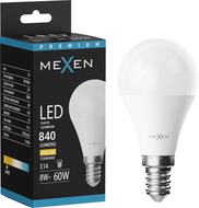 Mexen Nova LED-Glühbirne E14, G45, 8W, Warm - 3000K, 840 lm - L101-E14-0830-01
