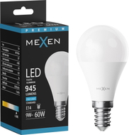 Mexen Nova LED-Glühbirne E14, G45, 9W, Kalt - 6500K, 945 lm - L101-E14-0965-01