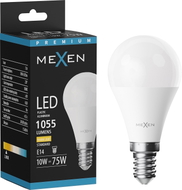Mexen Nova LED-Glühbirne E14, G45, 10W, Warmweiß - 3000K, 1055 lm - L101-E14-1030-01