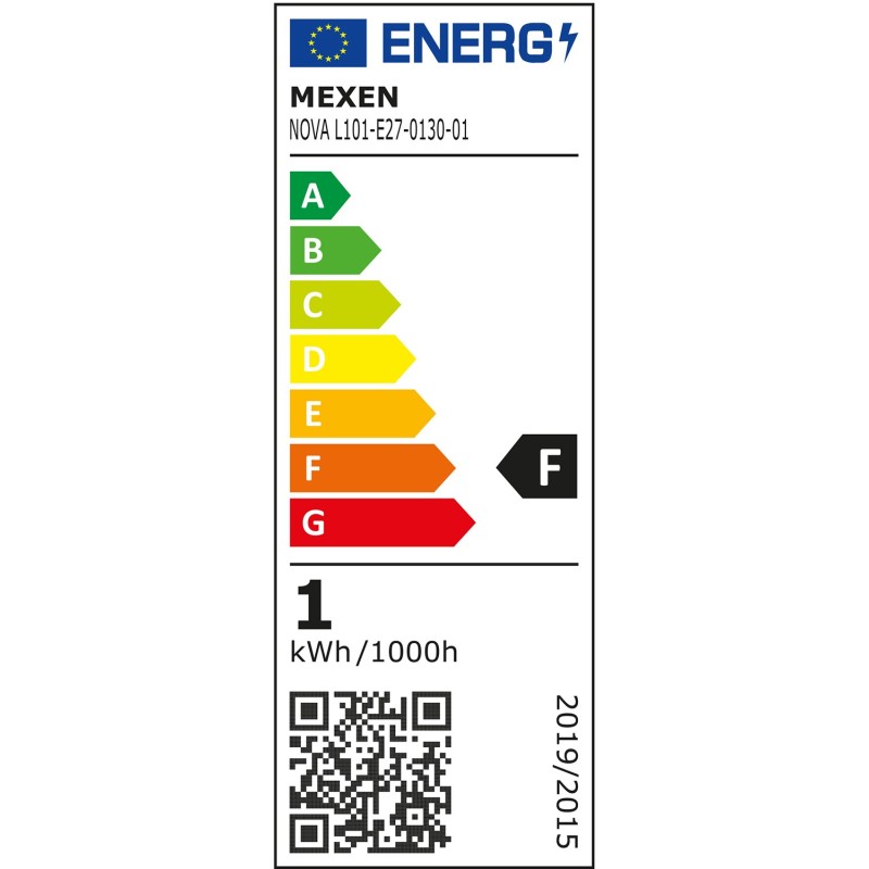 Mexen Nova LED-Glühbirne E27, G45, 1W, Warm - 3000K, 105 lm - L101-E27-0130-01