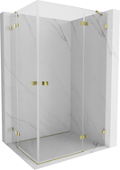 Mexen Lunar Duo Duschkabine rechts öffnend 115 x 70 cm, transparent, gold - 834-115P-070L-50-00