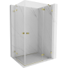 Mexen Lunar Duo Duschkabine rechts öffnend 115 x 80 cm, transparent, gold - 834-115P-080L-50-00