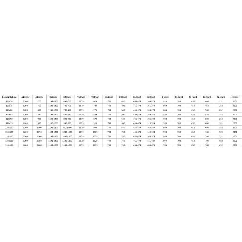Mexen Lunar Duo Duschkabine schwenkbar rechts 120 x 90 cm, transparent, gebürstetes Gold - 834-120P-090L-55-00