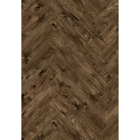 Mexen Bryce Canyon Orange Beach Vinylplatten Chevron 635 x 127 mm SPC 6,5 mm Unterlage 1,5 mm, 4 V-Fuge, Nussbaum -