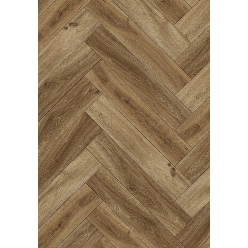 Mexen Amsterdam Vinylplatten Fischgrät 635 x 127 mm SPC 6,5 mm Unterlage 1,5 mm, 4 V-Fuge, Eiche - F1191-0635-127-505-4V1-01