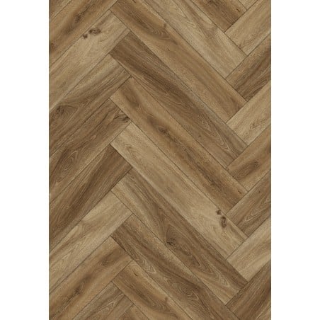 Mexen Amsterdam Vinylplatten Fischgrät 635 x 127 mm SPC 6,5 mm Unterlage 1,5 mm, 4 V-Fuge, Eiche - F1191-0635-127-505-4V1-01