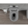 Mexen Rico Rimless WC-Schüssel mit softclose Slim-Sitz, Duroplast, hellgrau matt - 30724061