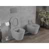 Mexen Rico Rimless WC-Schüssel mit softclose Slim-Sitz, Duroplast, hellgrau matt - 30724061