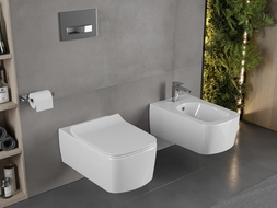 Mexen York hängendes Bidet, weiß - 35115500