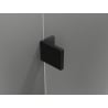 Mexen Lunar Duo Duschkabine rechtsseitig öffnend 95 x 80 cm, transparent, schwarz - 834-095P-080L-70-00