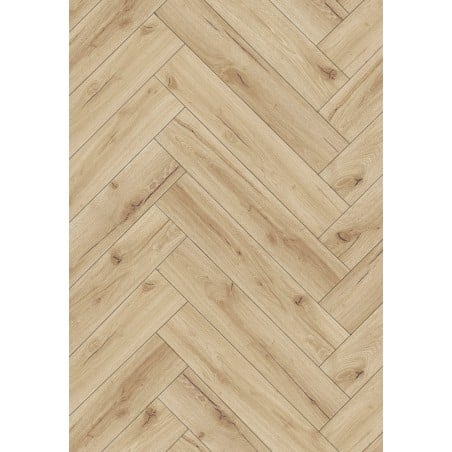 Mexen Sun Valley Vinylpaneele Fischgrät 635 x 127 mm SPC 6,5 mm Unterlage 1,5 mm, 4 V-Fuge, Eiche - F1189-0635-127-505-4V1-01
