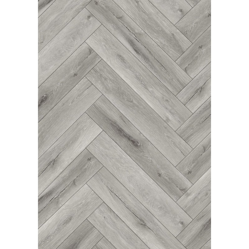 Mexen Boone Vinylplatten Fischgrät 635 x 127 mm SPC 6,5 mm Unterlage 1,5 mm, 4 V-Fuge, Eiche - F1192-0635-127-505-4V1-01