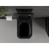 Mexen Madox WC-Schüssel Rimless mit Absenkautomatik Slim, Duroplast, schwarz matt - 30154070