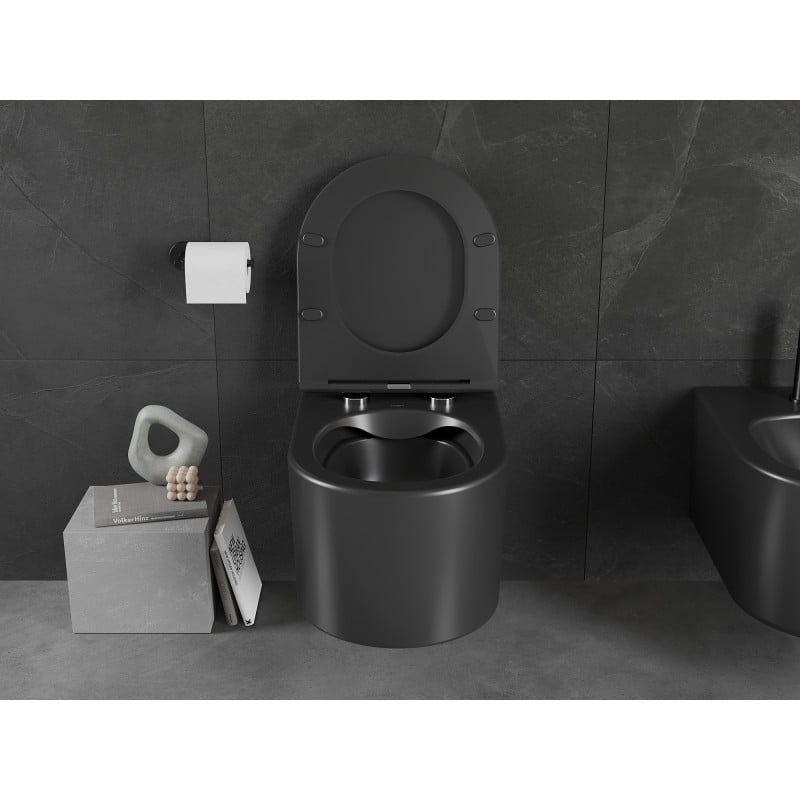 Mexen Sofia WC-Schüssel Rimless, schwarz matt - 3354XX85