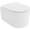 Mexen Sofia WC-Schüssel Rimless mit Slim-Softclose-Sitz, Duroplast, Weiß glänzend - 30540100