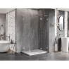Mexen Lunar L Duo Duschkabine, rechts öffnend, 105 x 95 cm, transparent, Chrom - 834L-105P-095L-01-00