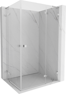 Mexen Lunar L Duo Duschkabine, rechts öffnend, 105 x 95 cm, transparent, Chrom - 834L-105P-095L-01-00