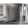 Mexen Lunar L Duo Duschkabine schwenkbar rechts 110 x 85 cm, transparent, Chrom - 834L-110P-085L-01-00
