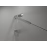 Mexen Lunar L Duo Duschkabine rechts angeschlagen 110 x 100 cm, transparent, Chrom - 834L-110P-100L-01-00