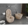 Mexen Lena WC-Schüssel Rimless mit soft-close Slim-Sitz, Duroplast, Cappuccino matt - 30224064