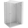 Mexen Lunar L Duo Duschkabine, schwenkbar, rechts 120 x 105 cm, transparent, Chrom - 834L-120P-105L-01-00