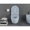 Mexen Lena WC-Schüssel Rimless mit Absenkautomatik Slim, Duroplast, grau-blau matt - 30224069