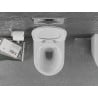 Mexen Lena WC-Schüssel Rimless mit langsam schließendem Slim-Sitz, Duroplast, weißes Muster - 30224099