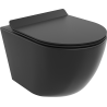 Mexen Lena WC-Schüssel Rimless mit Slim Soft-Close-Sitz, Duroplast, Schwarz matt - 30220185