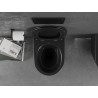 Mexen Lena WC-Schüssel Rimless mit langsam schließendem Slim-Sitz, Duroplast, schwarz matt - 30221085