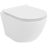 Mexen Lena WC-Schüssel Rimless mit Slim-Softclose-Sitz, Duroplast, Weiß Hochglanz - 30220500
