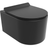 Mexen Sofia WC-Schüssel Rimless mit Slim-Soft-Close-Sitz, Duroplast, Schwarz Matt - 30540185