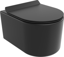 Mexen Sofia WC-Schüssel Rimless mit Slim-Soft-Close-Sitz, Duroplast, Schwarz Matt - 30540185
