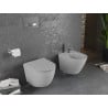 Mexen Lena WC-Becken Rimless mit langsam schließendem Slim-Sitz, Duroplast, hellgrau matt - 30224061