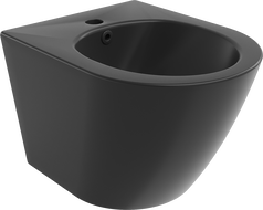 Mexen Lena wandmontiertes Bidet, Schwarz matt - 35224885