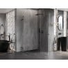 Mexen Lunar Duo Duschkabine Schwingtür rechts 115 x 85 cm, transparent, Gun Metal - 834-115P-085L-95-00
