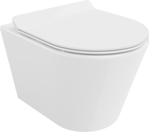 Mexen Rico WC-Schüssel Rimless mit Slim-Absenkautomatik-Sitz, Duroplast, weiß glänzend - 30720100